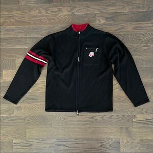 US Ski Team Vintage Full Zip Wool Sweater